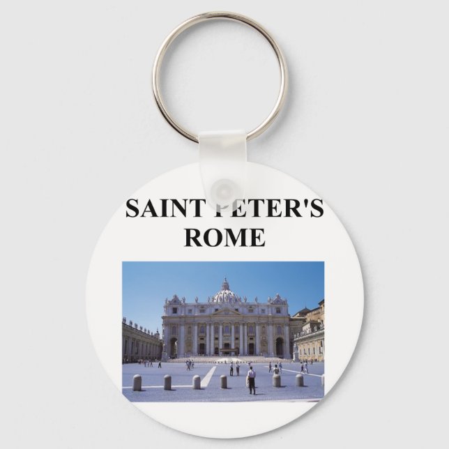 saint peter's basilica keychain (Front)
