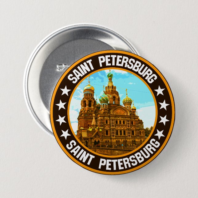 Saint Petersburg                                   Button (Front & Back)