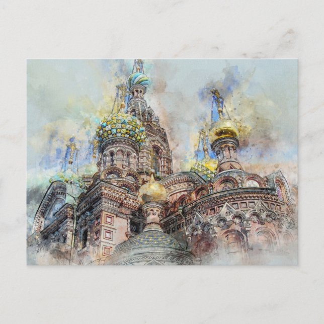 Saint Petersburg Cathedral, Russia Postcard (Front)