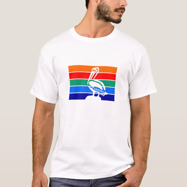 Saint Petersburg city flag  Florida America T-Shirt (Front)