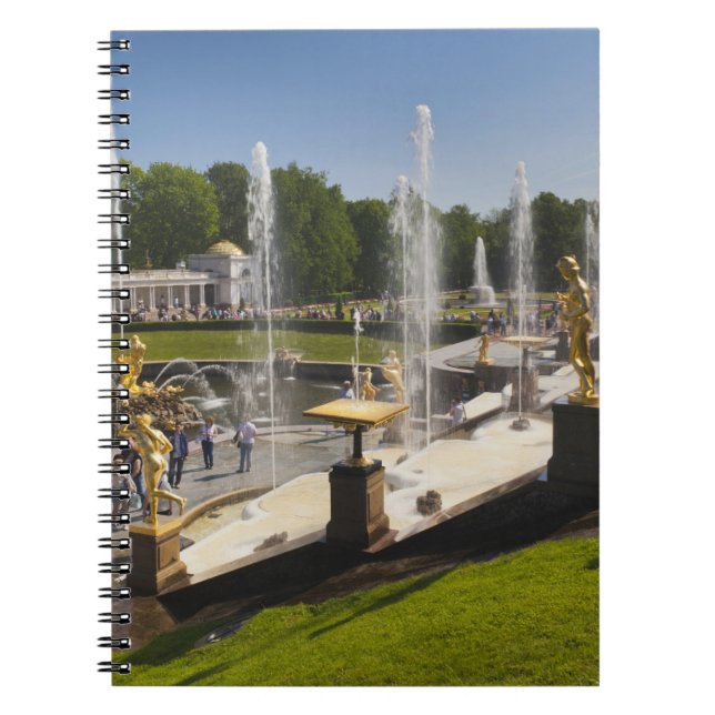 Saint Petersburg, Grand Cascade fountains Notebook (Front)