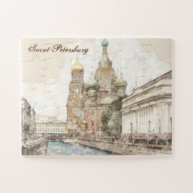Saint Petersburg Russia Jigsaw Puzzle – Scenic  (Horizontal)