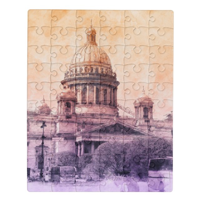 Saint Petersburg Russia Jigsaw Puzzle – St. Isaac (Puzzle Vertical)