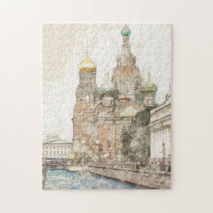 Saint Petersburg Russia Jigsaw Puzzle – Travel Art