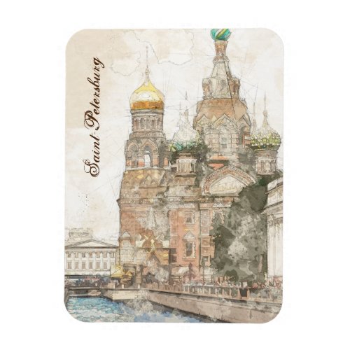 Saint_Petersburg Russia Magnet