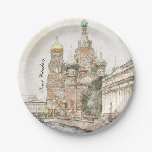 Saint_Petersburg Russia Paper Plates