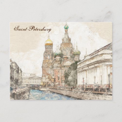 Saint_Petersburg Russia Postcard