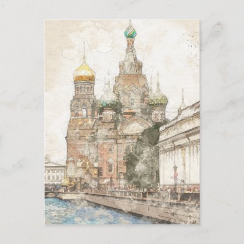 Saint_Petersburg Russia Postcard