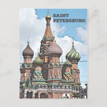 Saint Petersburg  Russia Postcard by CreativeMastermind at Zazzle