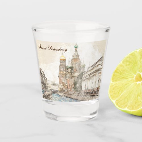 Saint_Petersburg Russia Shot Glass