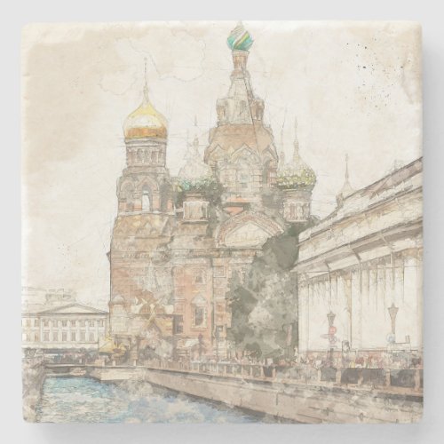 Saint_Petersburg Russia Stone Coaster