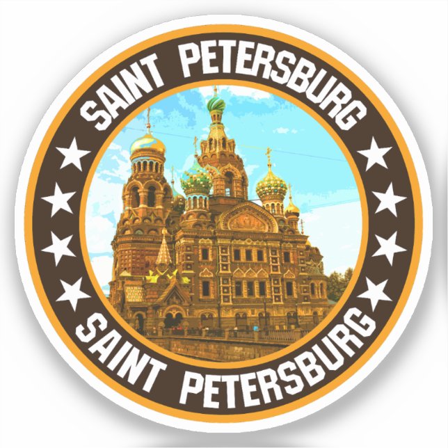 Saint Petersburg                                   Sticker (Front)