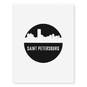 Saint Petersburg Temporary Tattoos