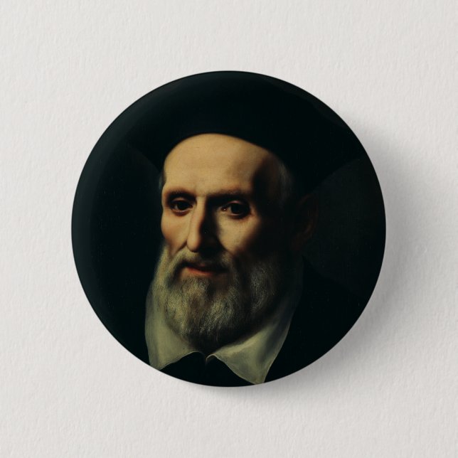 Saint Philip Neri Second Apostle of Rome Art Button (Front)