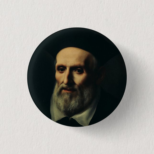 Saint Philip Neri Second Apostle of Rome Button (Front)