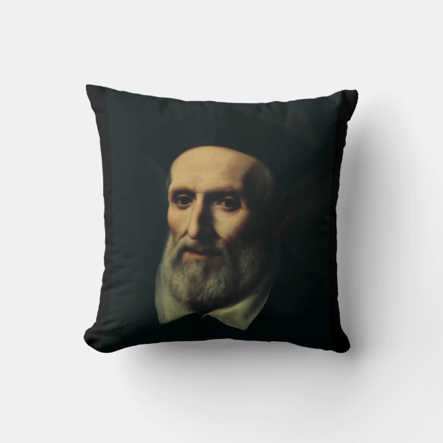 Saint Philip Neri Second Apostle of Rome Throw Pillow (Front)