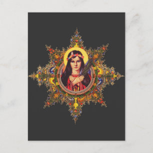 Saint Philomena Art Postcard