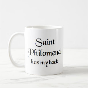 saint philomena coffee mug