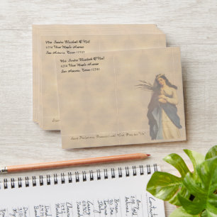 Saint Philomena Envelope