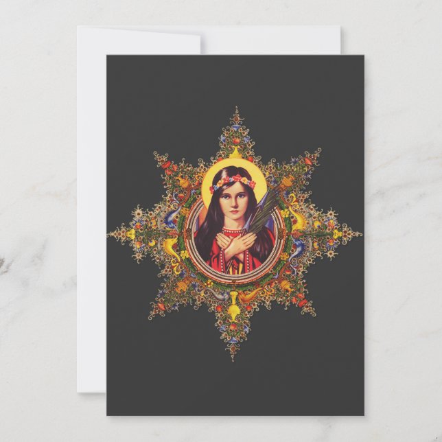 Saint Philomena Invitation (Front)