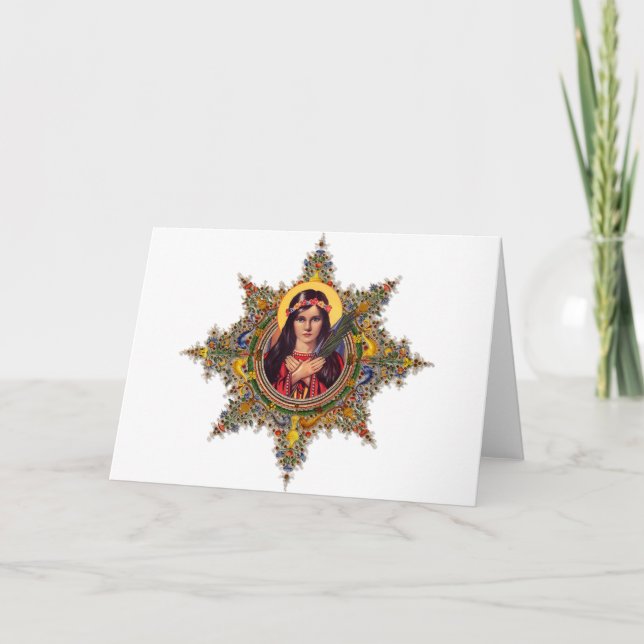 Saint Philomena, patron of babies & children Card (Front)