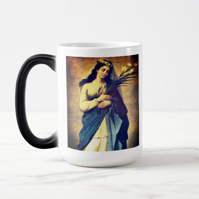 Saint Philomena Personalized Prayer Mug (Left)