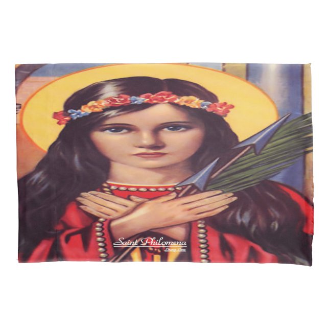 Saint Philomena Pillow Case (Front)