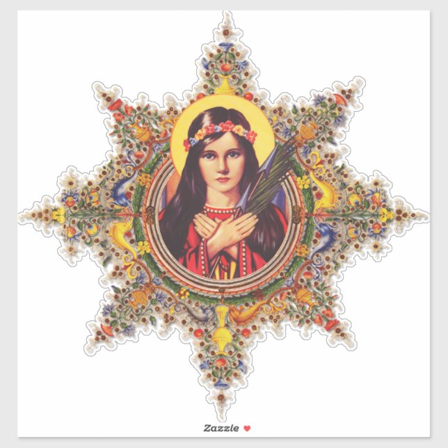 Saint Philomena Sticker (Sheet)