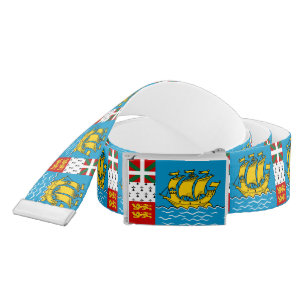 Saint Pierre and Miquelon Flag Belt