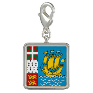 Saint Pierre and Miquelon Flag Charm