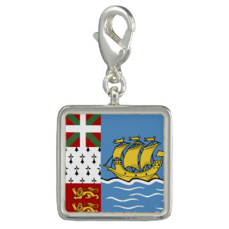 Saint Pierre and Miquelon flag Charm
