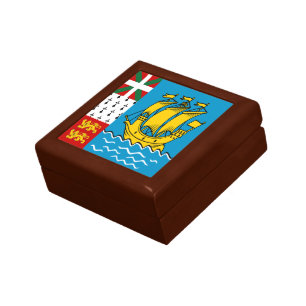 Saint Pierre and Miquelon Flag Gift Box