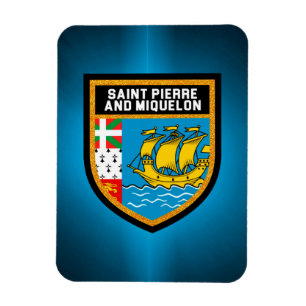 Saint Pierre And Miquelon Flag Magnet