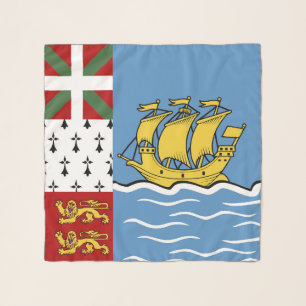 Saint Pierre and Miquelon flag Scarf