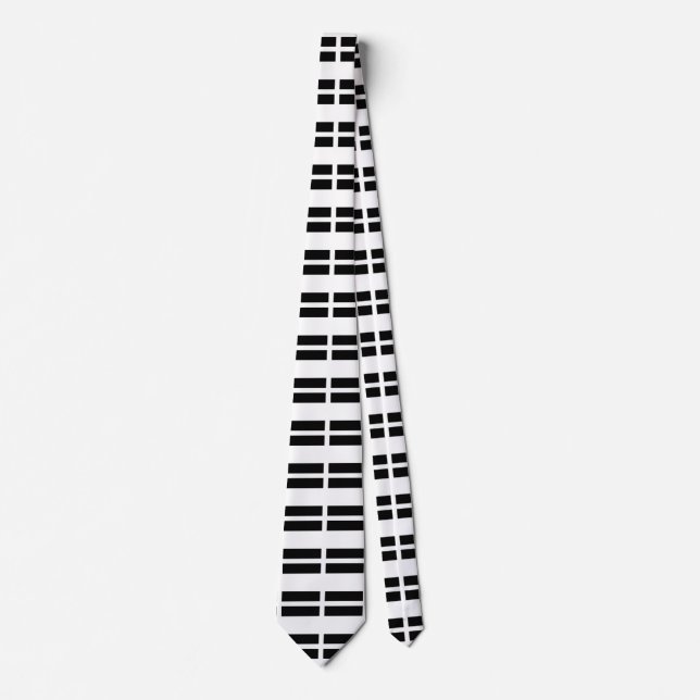 Saint Pirans Flag Of Cornwall Neck Tie (Front)