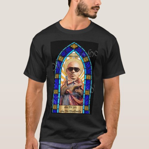 Saint Pitbull Mr Worldwide 305 Classic T_Shirt