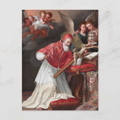 Saint Pius V and the Miracle by The Roman School Postcard
