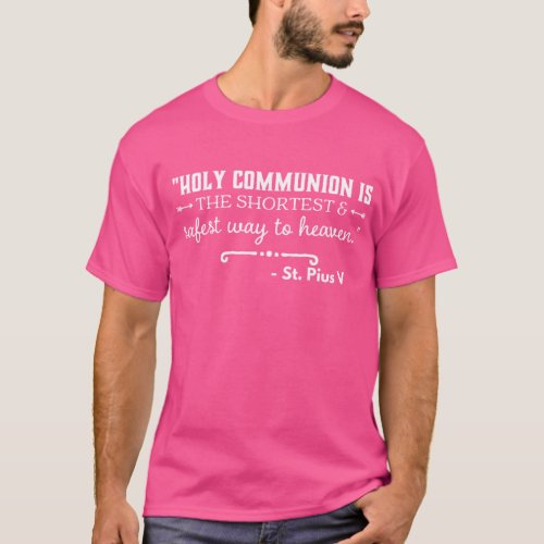 Saint Pius V Catholic Shirt