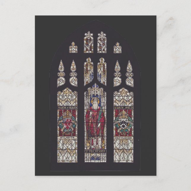 Saint Polycarp Bishop of Smyrna Postcard (Front)