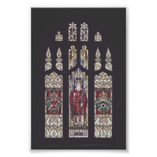 Saint Polycarp Cathedral Stained Glass Art Photo Print