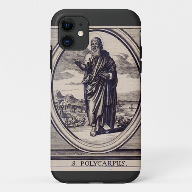 Saint Polycarp of Smyrna Martyr and Church Father Case-Mate iPhone Case (Back)