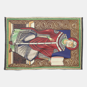 Saint Pope Gregory the Great Kitchen Towel