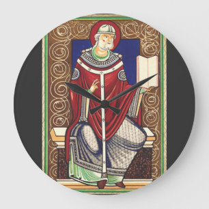  Saint Pope Gregory the Great Large Clock