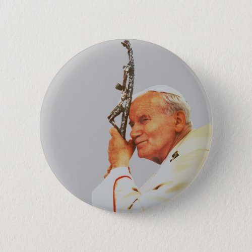 Saint Pope John Paul II  Button