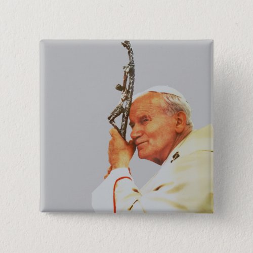 Saint Pope John Paul II  Button