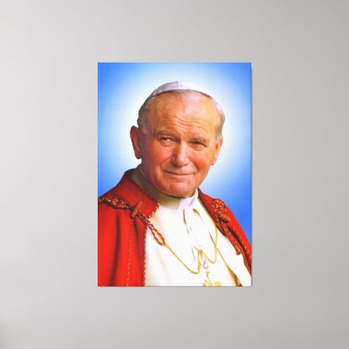Saint Pope John Paul II Canvas Print