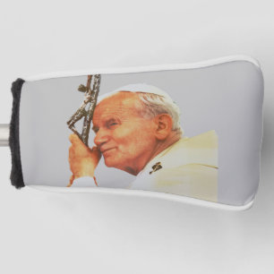Saint Pope John Paul II Classical Portrait Golf Head Cover