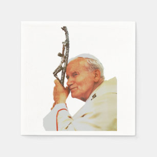 Saint Pope John Paul II  Napkins
