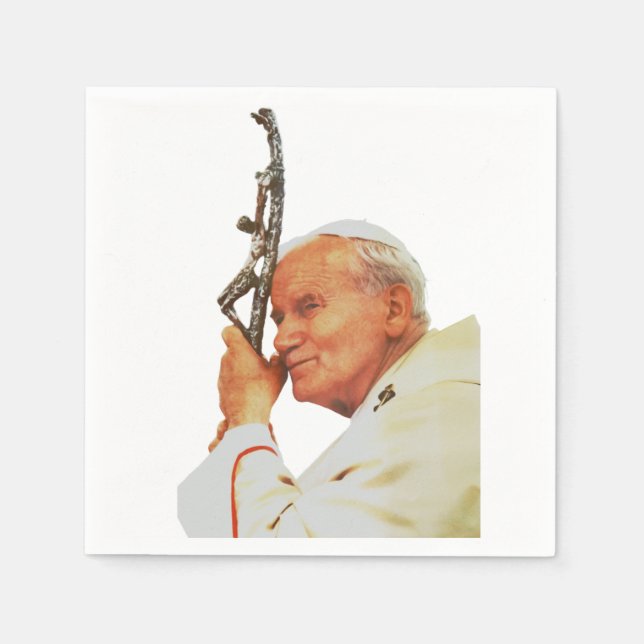 Saint Pope John Paul II  Napkins (Front)