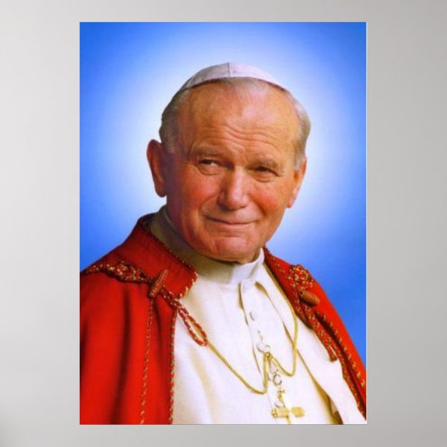 Saint Pope John Paul II Poster (Front)